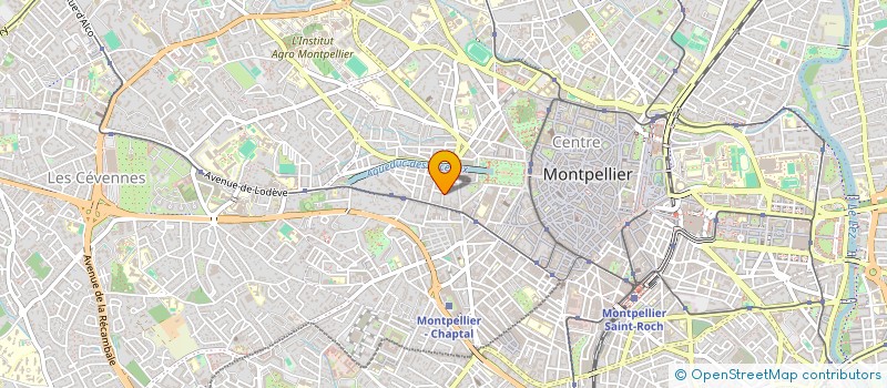 localisation de l'entreprise LE SLAM DES ARCEAUX à MONTPELLIER