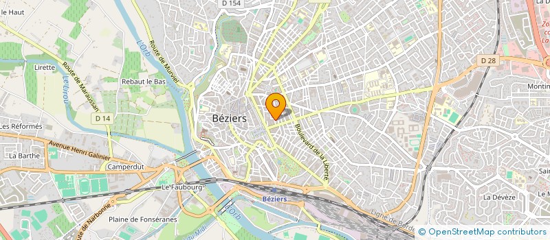 localisation de l'entreprise LE SMART à BEZIERS