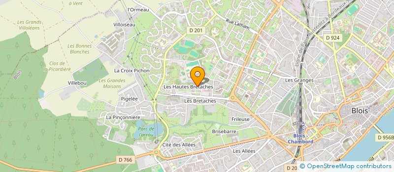 localisation de l'entreprise LE SMASH BLESOIS  BLOIS