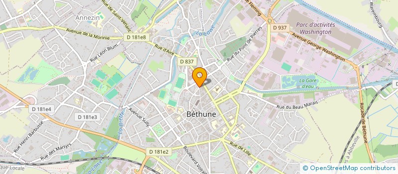 localisation de l'entreprise LE SMILE  BETHUNE