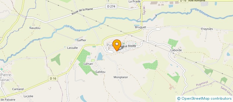 localisation de l'entreprise LE SNACK BY G&T  PUYMIROL