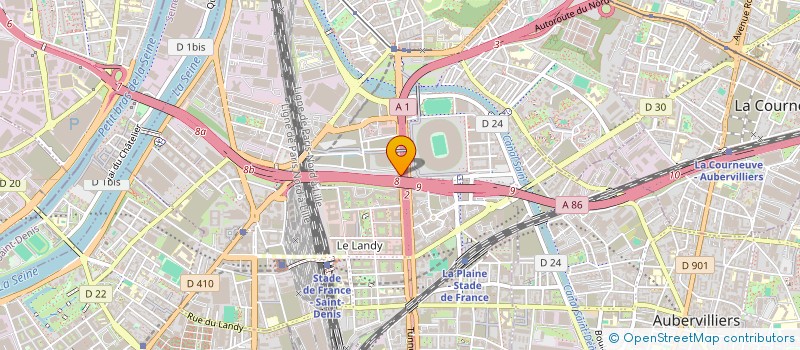 localisation de l'entreprise LE SNACK DU SUPPORTER  SAINT-DENIS