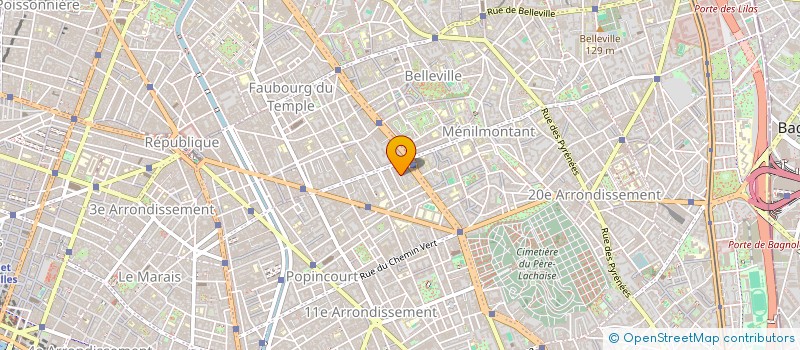 localisation de l'entreprise LE SNACK EDITO  PARIS