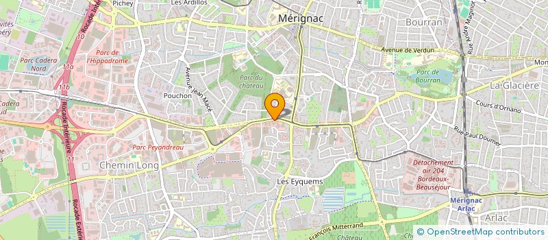 localisation de l'entreprise LE SNACK NAUTIQUE  MERIGNAC