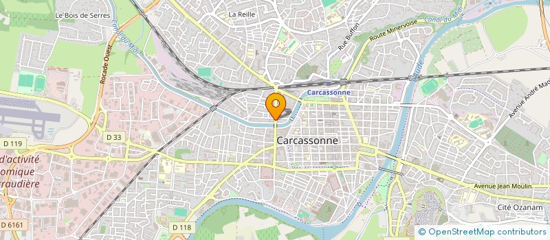 localisation de l'entreprise LE SNAKE à CARCASSONNE