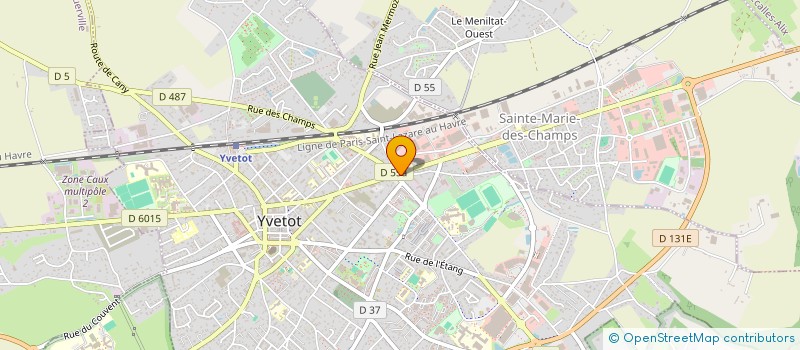 localisation de l'entreprise LE SO BEAUTY BAR à YVETOT