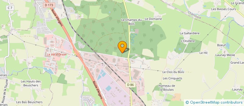 localisation de l'entreprise LE SOCCER RESTO  VERN-SUR-SEICHE