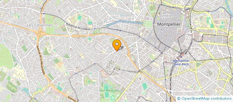 localisation de l'entreprise LE SOCIAL CLUB à MONTPELLIER