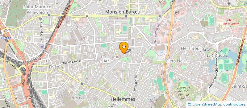 localisation de l'entreprise LE SOCIAL CLUB  MONS-EN-BARUL