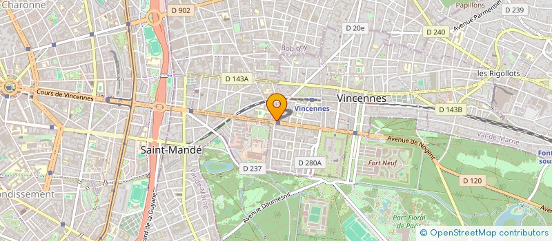 localisation de l'entreprise LE SOCIALAB à VINCENNES