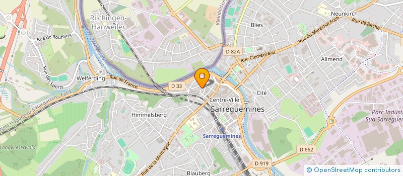 localisation de l'entreprise LE SOCLE à SARREGUEMINES