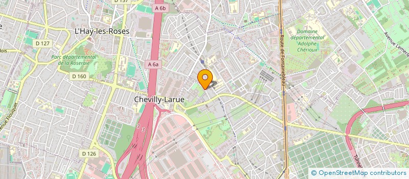 localisation de l'entreprise LE SOCLE CULTUREL  CHEVILLY-LARUE