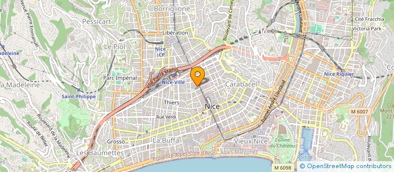 localisation de l'entreprise LE SOCRATE à NICE