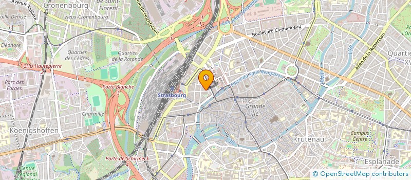 localisation de l'entreprise LE SOFRA  STRASBOURG