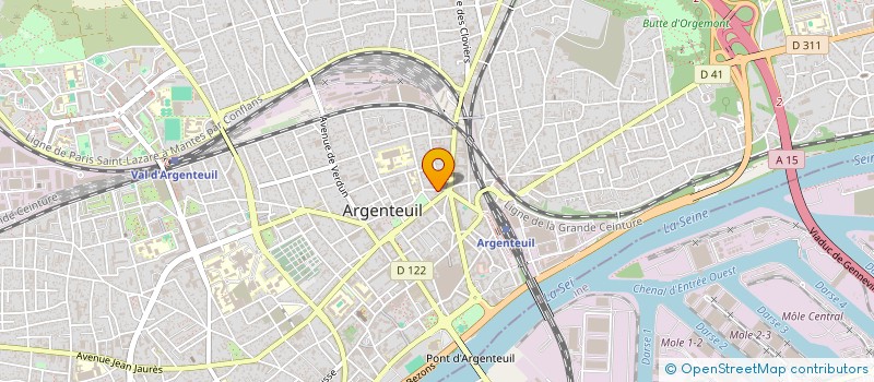 localisation de l'entreprise LE SOFT  ARGENTEUIL