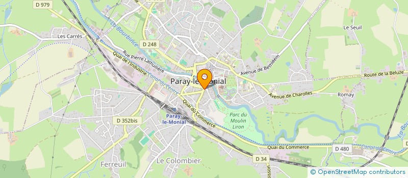 localisation de l'entreprise LE SOIN DE L'ETRE à PARAY-LE-MONIAL