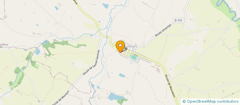 localisation de l'entreprise LE SOIN DU CORPS ET DE L'ESPRIT  MONFORT