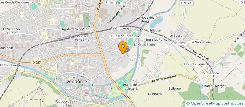 localisation de l'entreprise LE SOISSONNOIS , REGIMENT DE ROCHAMBEAU  VENDOME