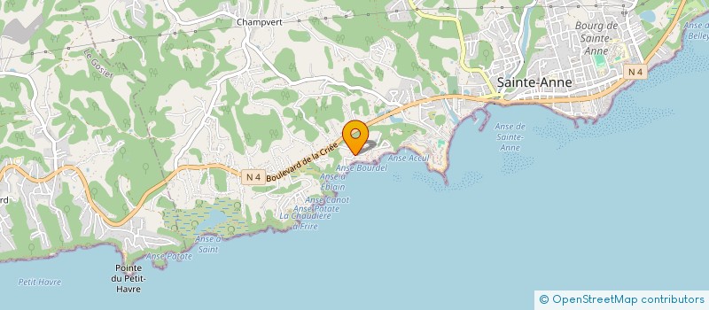 localisation de l'entreprise LE SOLANA  SAINTE-ANNE