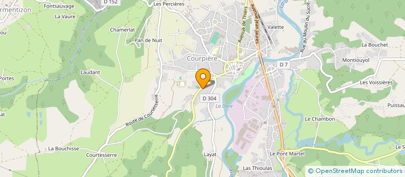 localisation de l'entreprise LE SOLAR à COURPIERE