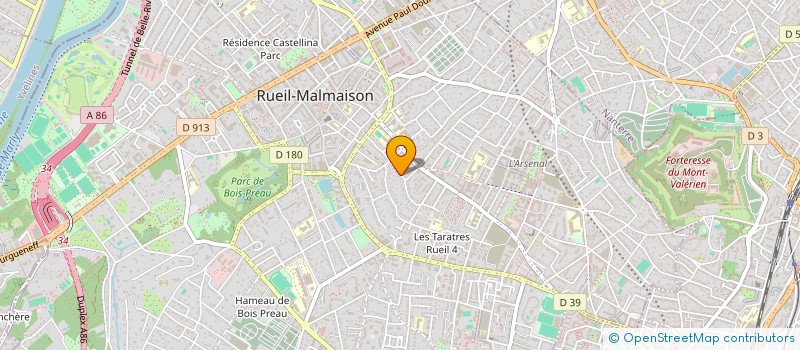 localisation de l'entreprise LE SOLDAT BLEU à RUEIL-MALMAISON