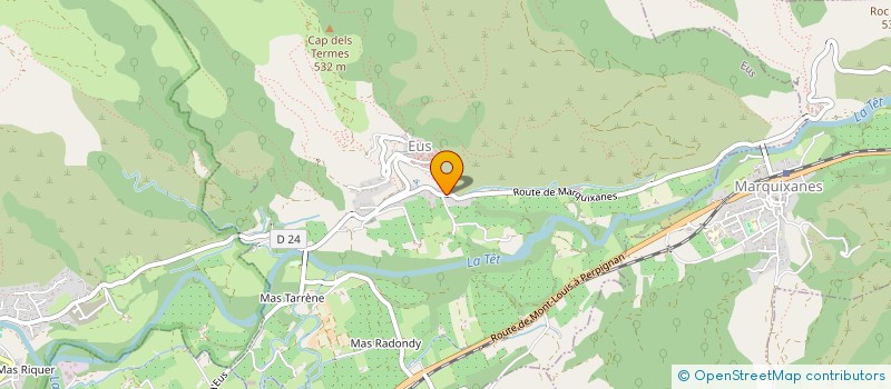 localisation de l'entreprise LE SOLEIL  PRADES