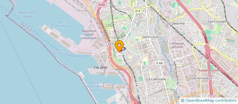 localisation de l'entreprise LE SOLEIL à MARSEILLE