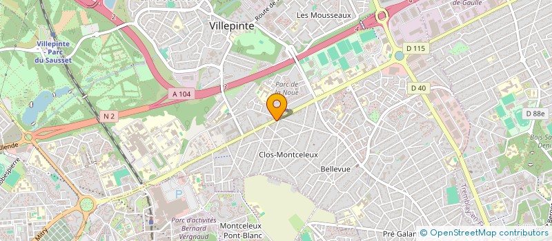 localisation de l'entreprise LE SOLEIL à VILLEPINTE