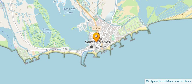 localisation de l'entreprise LE SOLEIL à SAINTES-MARIES-DE-LA-MER