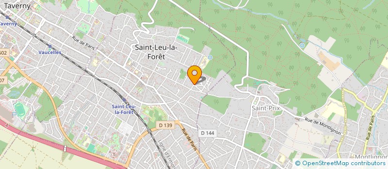 localisation de l'entreprise LE SOLEIL  SAINT-LEU-LA-FORET