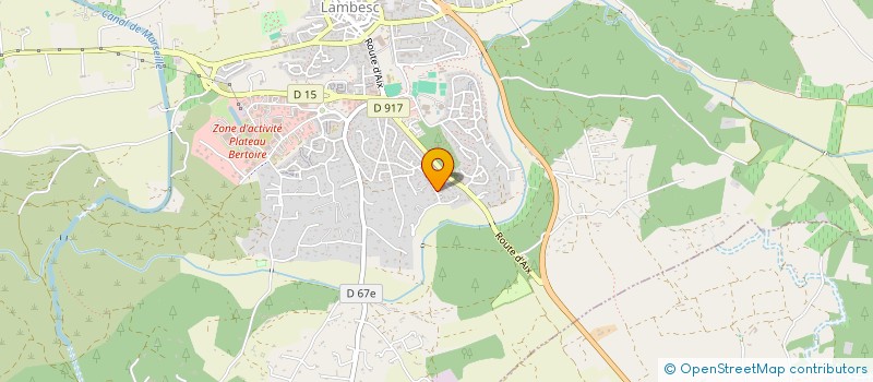 localisation de l'entreprise LE SOLEIL  LAMBESC