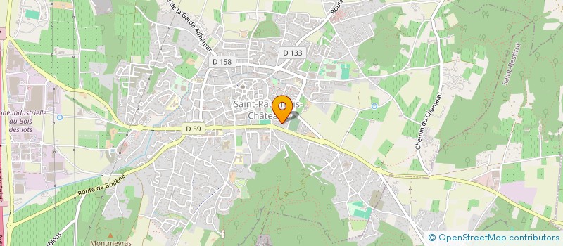 localisation de l'entreprise LE SOLEIL  SAINT-PAUL-TROIS-CHATEAUX