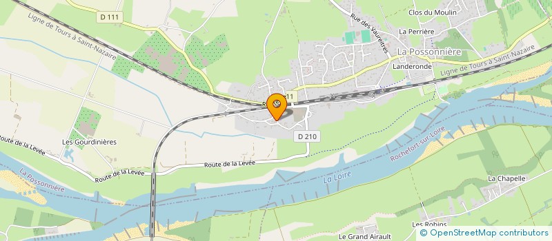 localisation de l'entreprise LE SOLEIL A LA MAISON  LA POSSONNIERE