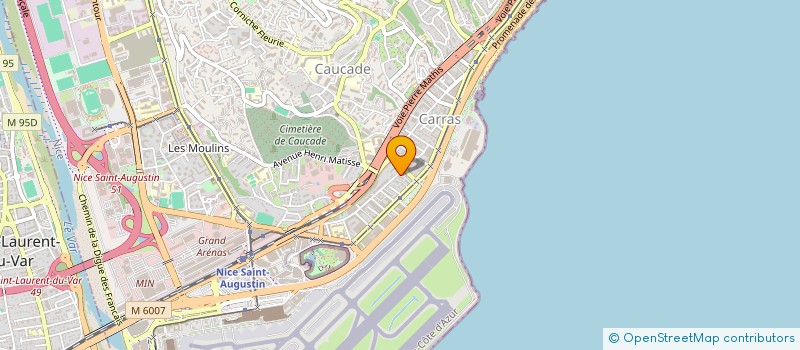 localisation de l'entreprise LE SOLEIL D AFRIQUE à NICE