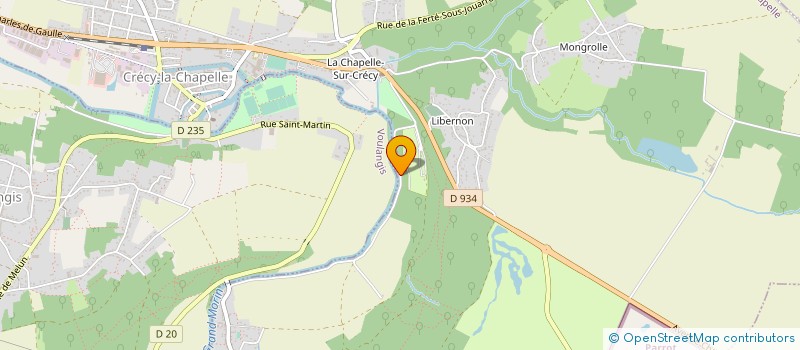 localisation de l'entreprise LE SOLEIL DE CRECY  CRECY-LA-CHAPELLE