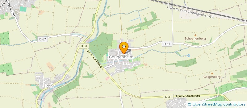 localisation de l'entreprise LE SOLEIL DE GOUGENHEIM  GOUGENHEIM
