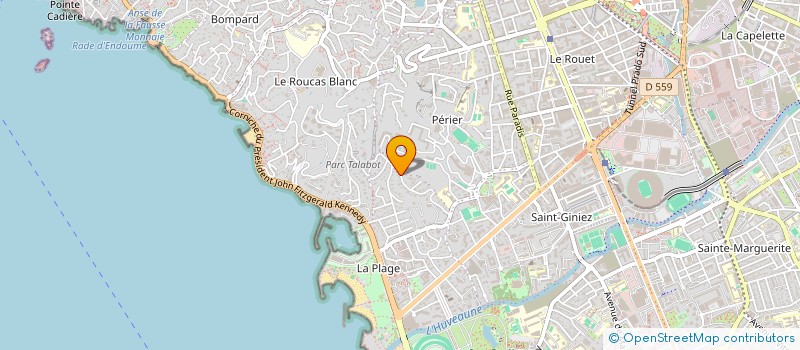 localisation de l'entreprise LE SOLEIL DE LA MADRAGUE à MARSEILLE