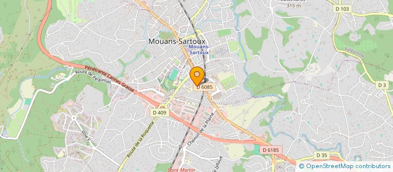 localisation de l'entreprise LE SOLEIL DE MOUGINS à MOUGINS