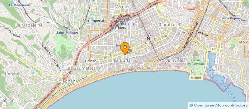 localisation de l'entreprise LE SOLEIL DE NICE à NICE