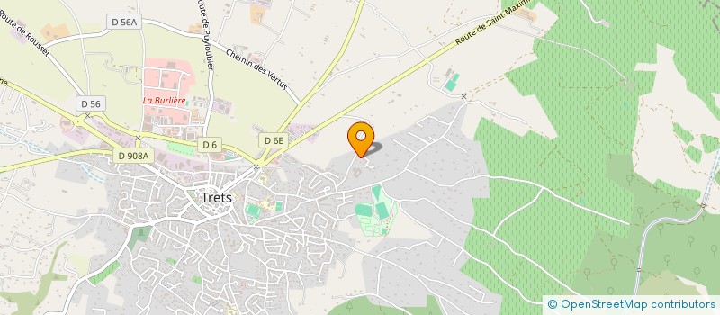 localisation de l'entreprise LE SOLEIL DE NONIS  TRETS