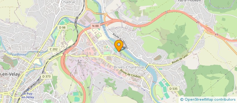 localisation de l'entreprise LE SOLEIL DE PROVENCE à BRIVES-CHARENSAC