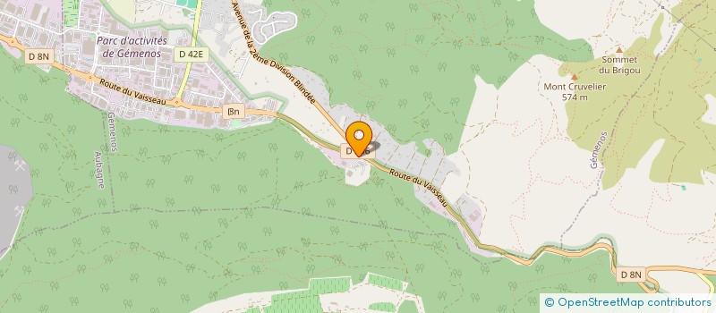 localisation de l'entreprise LE SOLEIL DE PROVENCE  GEMENOS