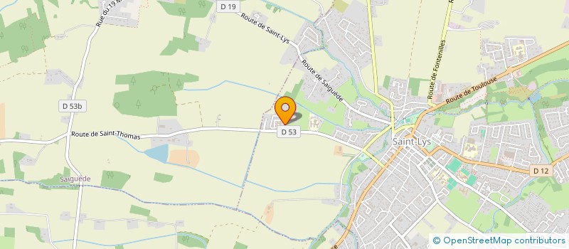 localisation de l'entreprise LE SOLEIL DES AINEES  SAINT-LYS