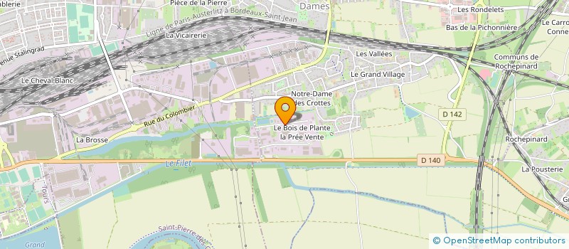localisation de l'entreprise LE SOLEIL DES DAMES à LA VILLE-AUX-DAMES