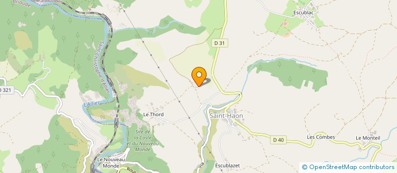 localisation de l'entreprise LE SOLEIL DES HORTENSIAS  SAINT-HAON