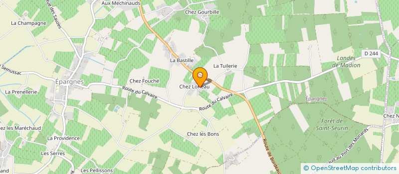 localisation de l'entreprise LE SOLEIL DES LORIOTS  EPARGNES