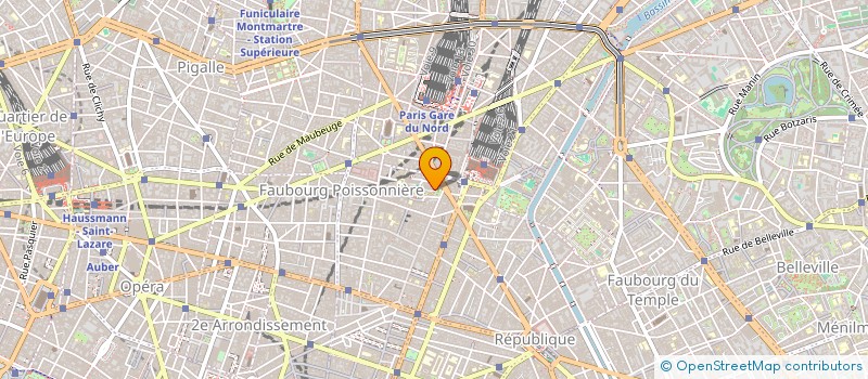 localisation de l'entreprise LE SOLEIL DES POSTIERS DU 10 EME  PARIS 10