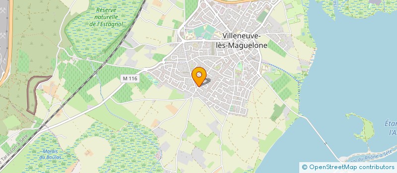 localisation de l'entreprise LE SOLEIL DES SALINS à VILLENEUVE-LES-MAGUELONE