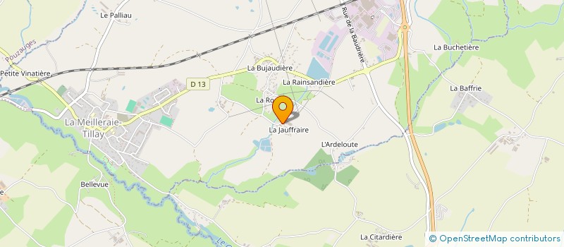 localisation de l'entreprise LE SOLEIL DONNANT  MEILLERAIE-TILLAY (LA)