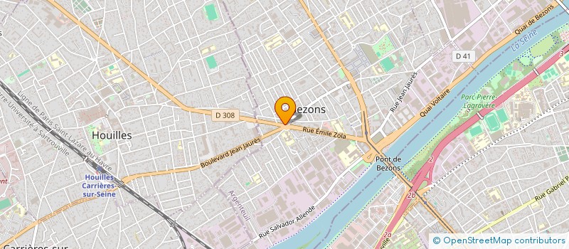 localisation de l'entreprise LE SOLEIL DU LIBAN à BEZONS